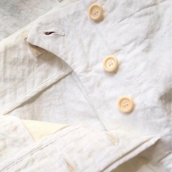 Vintage Marni cotton capri pants cloud white nwot XS - Picture 6 of 9